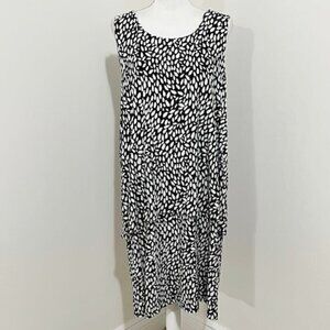 Chico’s Pretty Petals Ellie Knee-Length Sleeveless Dress